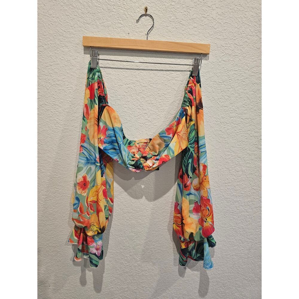 Tropical crop  troplical tie front sz Medium - Picture 4 of 4